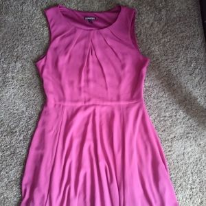 Express fushia sleeveless dress